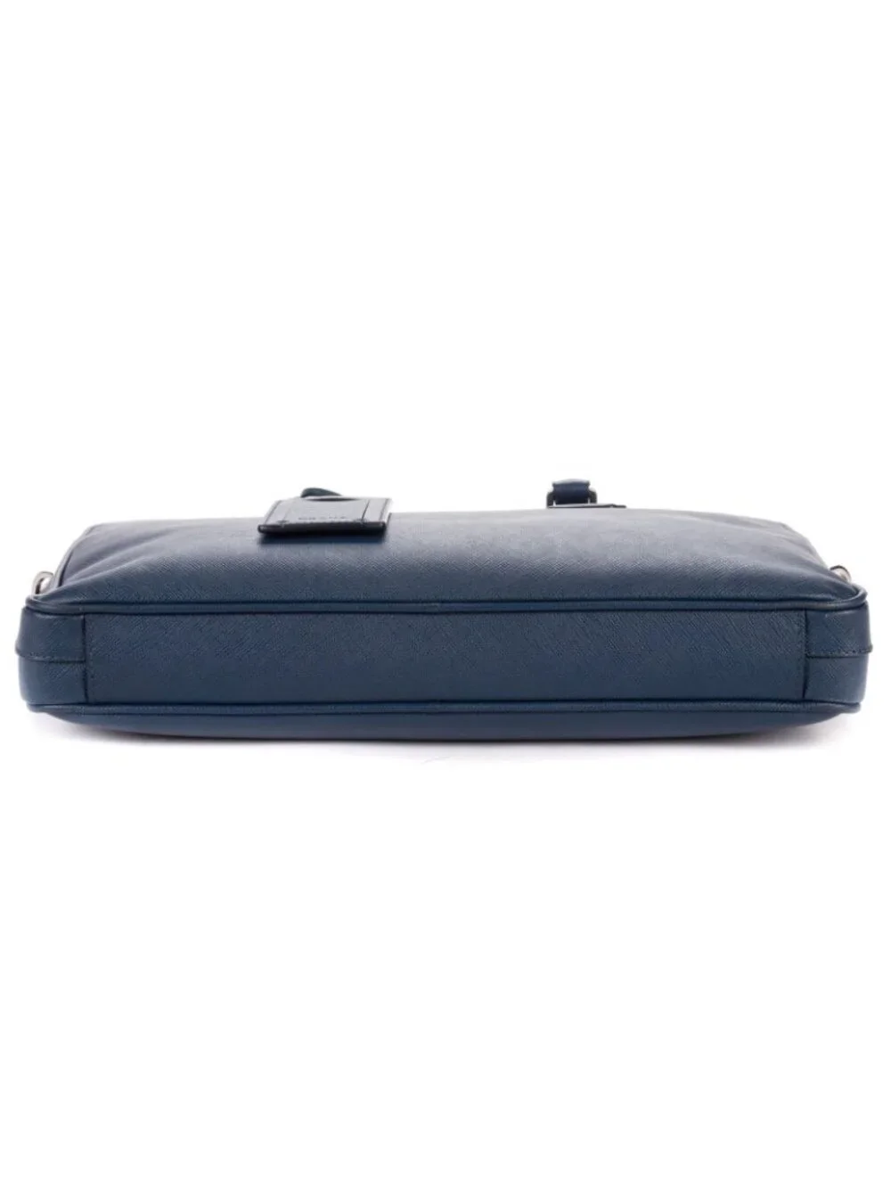 Prada Briefcase Blue Saffiano Leather